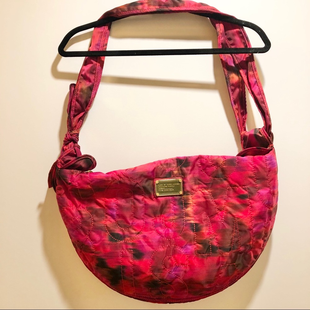 MARC BY MJ CLASSIC QUILTED NYLON SHOULDER BAG